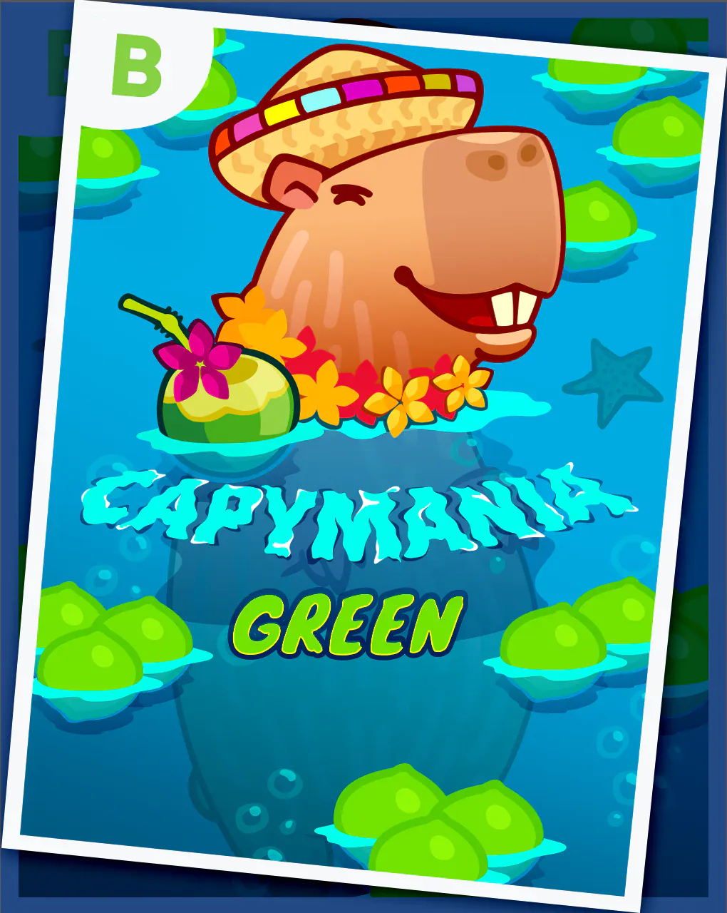 Capymania Green - STAYSLOT168